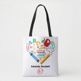 Bolsa Tote Saco de Suprimentos Escolares para Professor A+