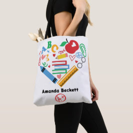 Bolsa Tote Saco de Suprimentos Escolares para Professor A+