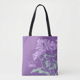 Bolsa Tote Saco de toalha da Flower Girl