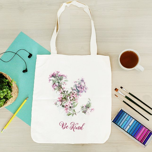 Bolsa Tote Saco de toalha de flor rosa (Pink flower photo tote bag
)
