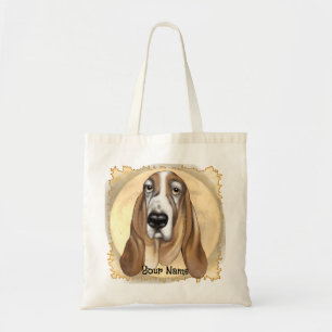 Bolsa Tote Saco de toalha de Hound Basset