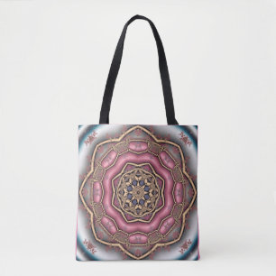 Bolsa Tote saco de toalha de rosa fratural