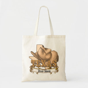 Bolsa Tote Saco de toalha do Texas Cowboy