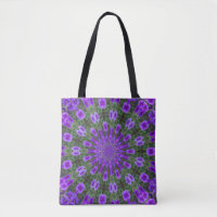 Saco de toalhas de caleidoscópio roxo