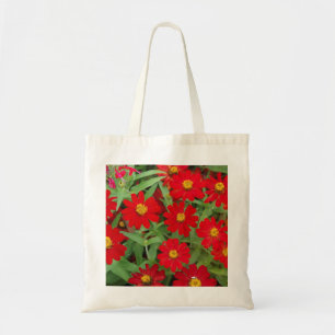 Bolsa Tote Saco de toalhas de flores amarelas vermelhas