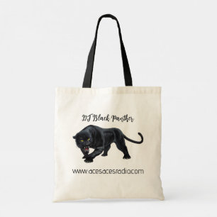 Bolsa Tote Saco de Tocha Pantera Preta do DJ
