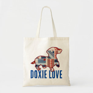 Bolsa Tote Saco de Toia de Cão de Dachshund