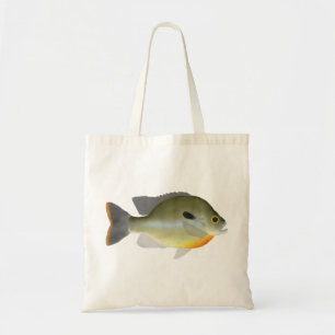 Bolsa Tote Saco de Toia de Peixe-Sol Vermelho