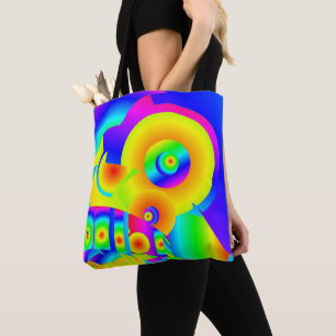 Bolsa Tote Saco de Toia do abstrato Sunflower