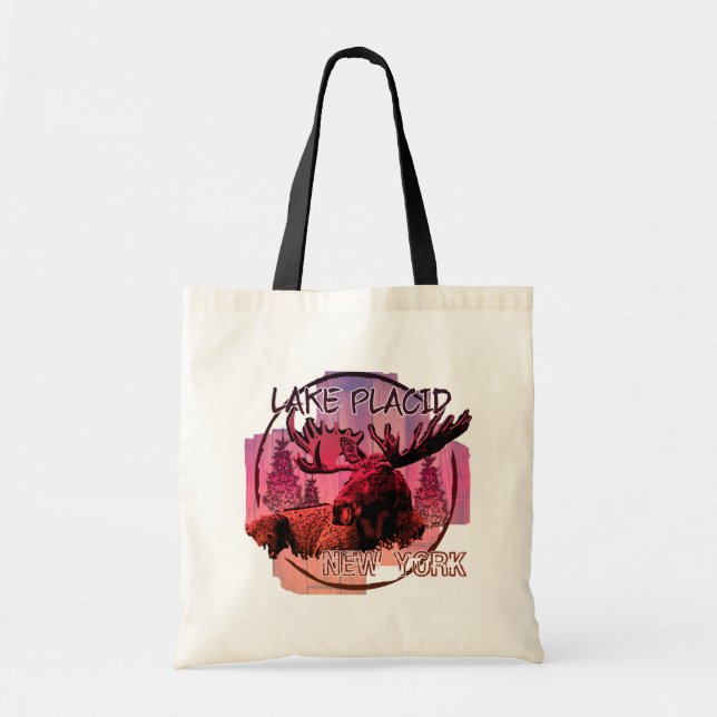 Bolsa Tote Saco de toose russa do Lago Plácido Nova Iorque (Frente)
