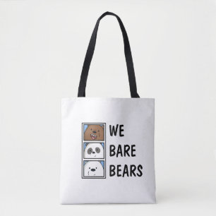 Bolsa Tote Saco de Toque Bonito Nós Ursos Nervosos