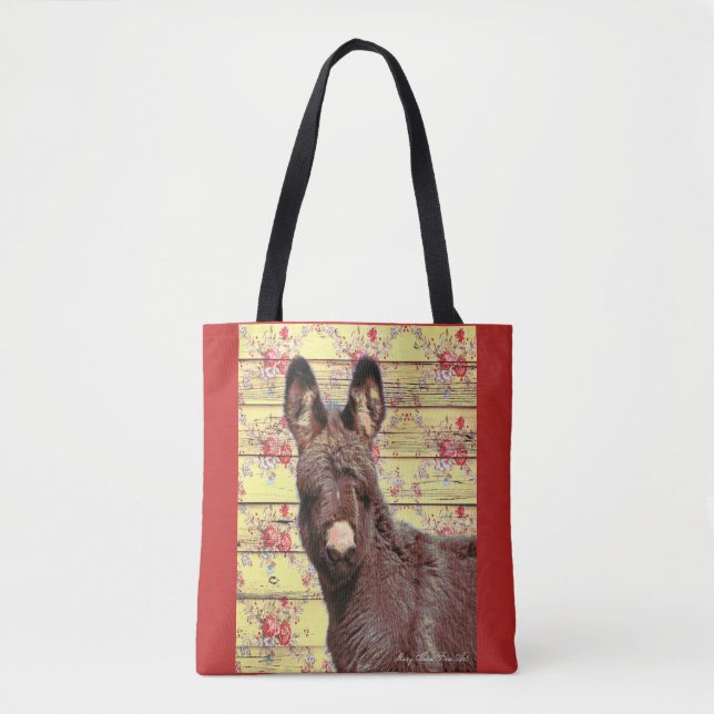 Bolsa Tote Saco de Toque da Flor (Frente)