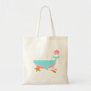 Bolsa Tote Saco de Toque de Baleia
