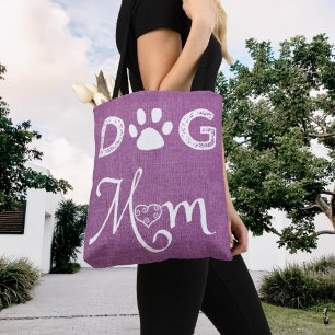Bolsa Tote Saco de Toque de Cachorro Magenta