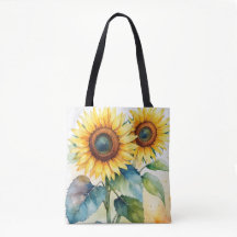 Saco de Toque de Canvas Sunshine Blooming