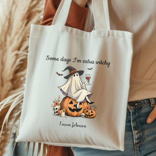 Bolsa Tote Saco de Toque de Dia de as Bruxas engraçado Person