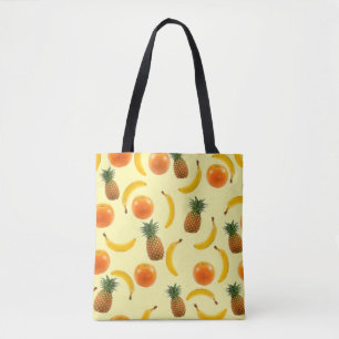 Bolsa Tote Saco de Toque de Fruta Tropical