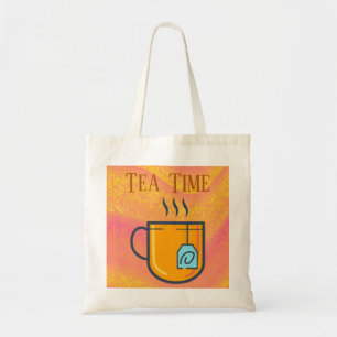 Bolsa Tote Saco de Toque de Hora do Chá