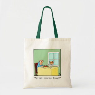 Bolsa Tote Saco de Toque de Humor de Golfe