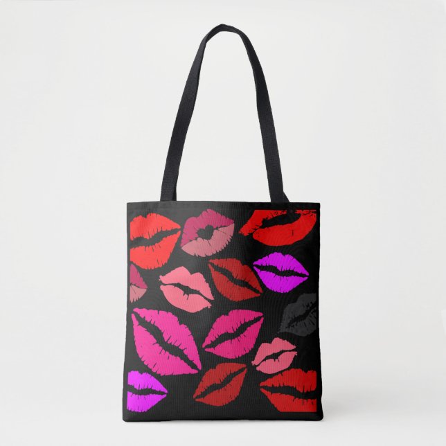 Bolsa Tote Saco de Toque de Impressão (Frente)