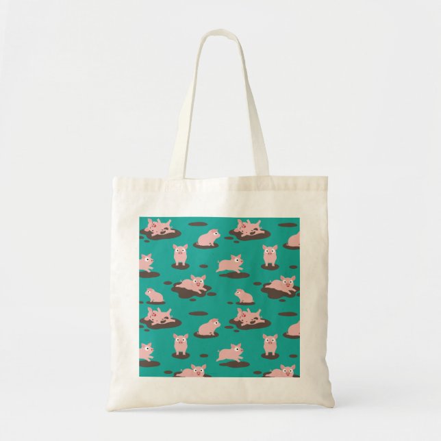 Bolsa Tote Saco de Toque de Leitões (Frente)