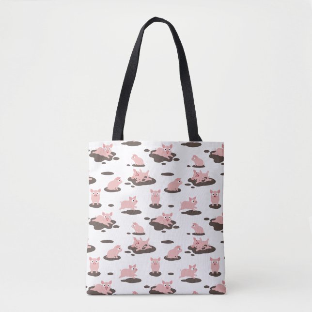 Bolsa Tote Saco de Toque de Leitões (Frente)