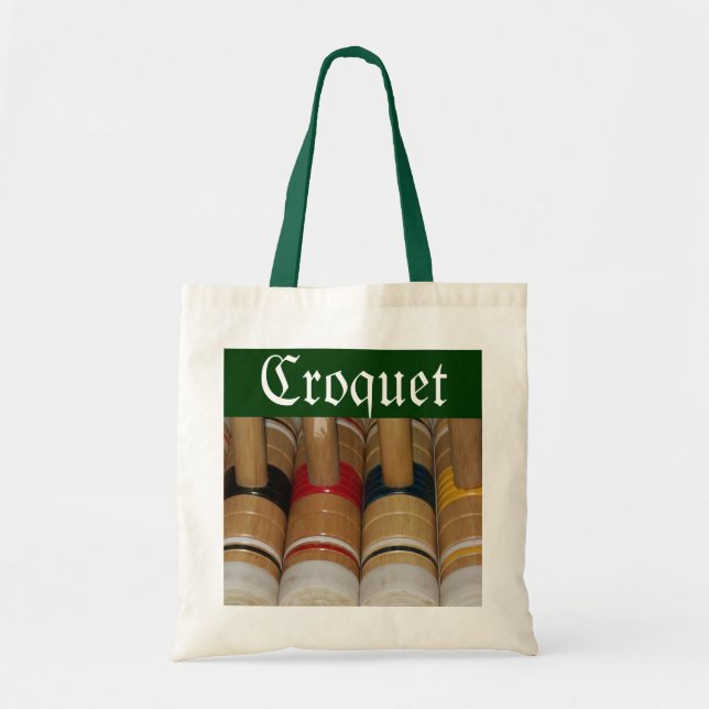 Bolsa Tote Saco de Toque de Maietes Croquet (Frente)