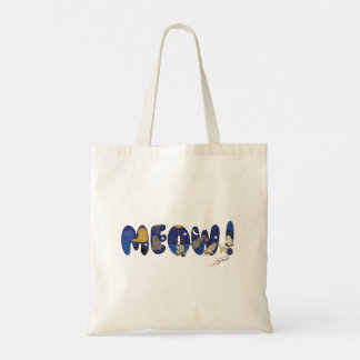 Bolsa Tote Saco de Toque de Meow