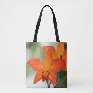 Bolsa Tote Saco de Toque de Orquídea Tropical