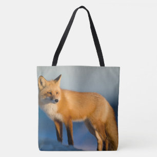 Bolsa Tote Saco de Toque de Raposa Marrom