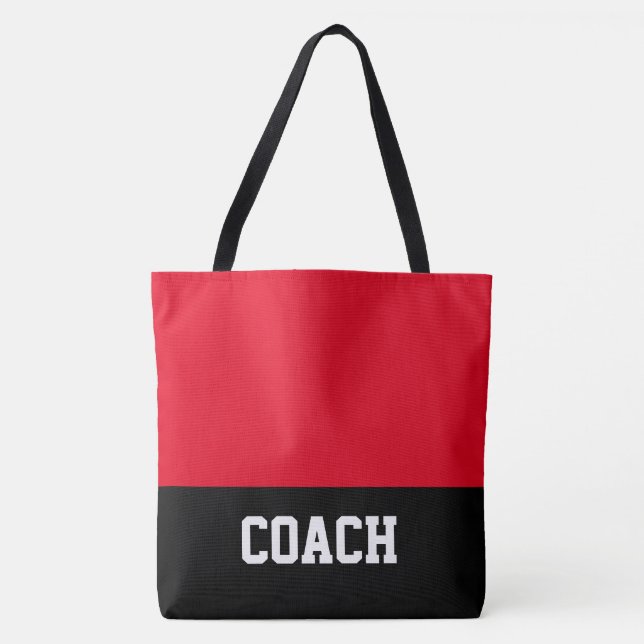 Bolsa Tote Saco de Toque de Treinador Grande (Frente)