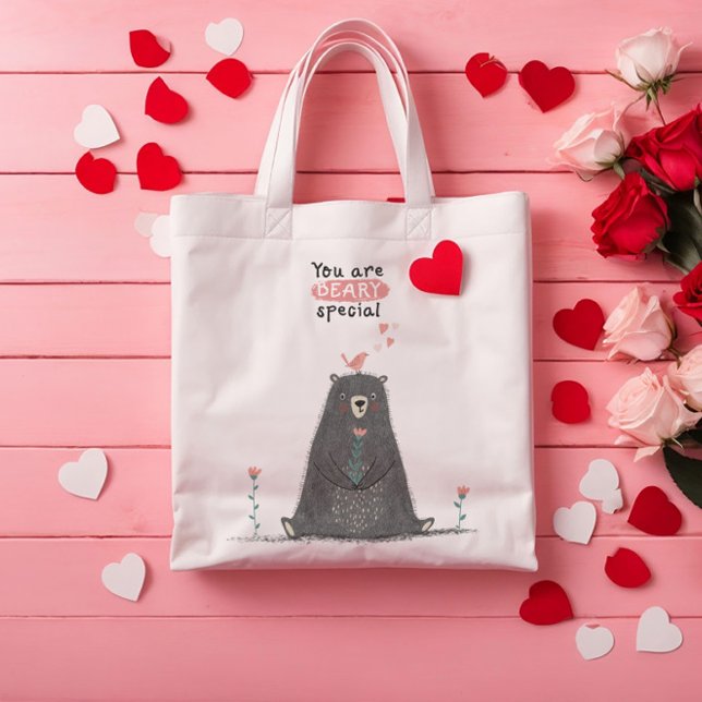 Bolsa Tote Saco de Toque de Urso-de-Corte Especial (Criador carregado)