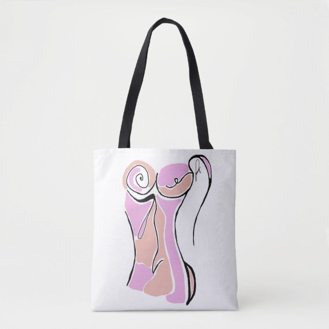 Bolsa Tote Saco de Toque do Corpo (Frente)
