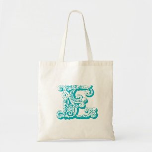 Bolsa Tote Saco de Toque Monograma "E"
