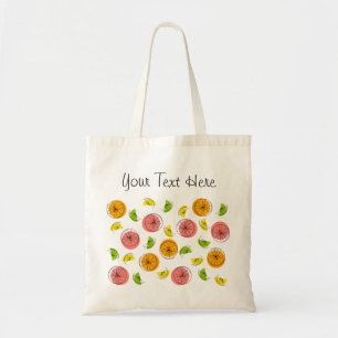 Bolsa Tote Saco de toques Citrus Multi Text