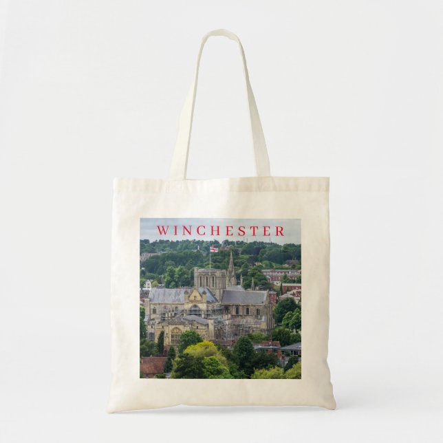 Bolsa Tote Saco de toques da Catedral de Winchester (Frente)
