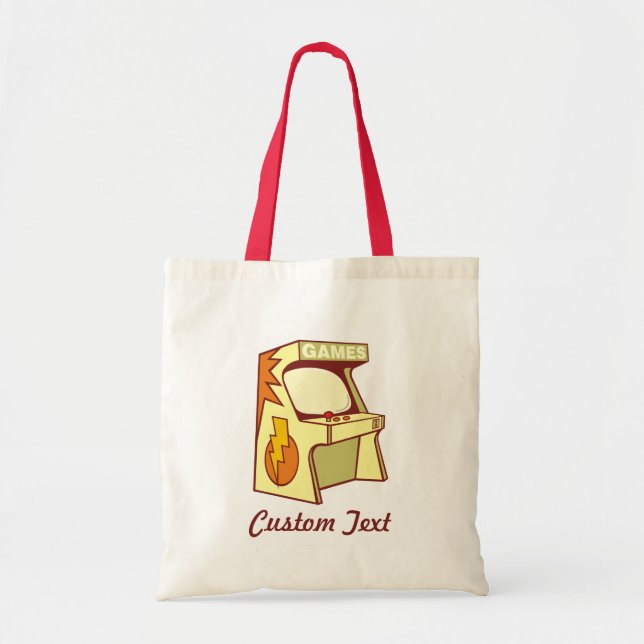 Bolsa Tote Saco de toques da máquina de Arcade (Frente)