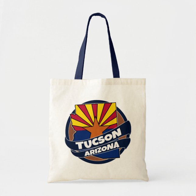 Bolsa Tote Saco de toques de Arizona de Tucson (Frente)
