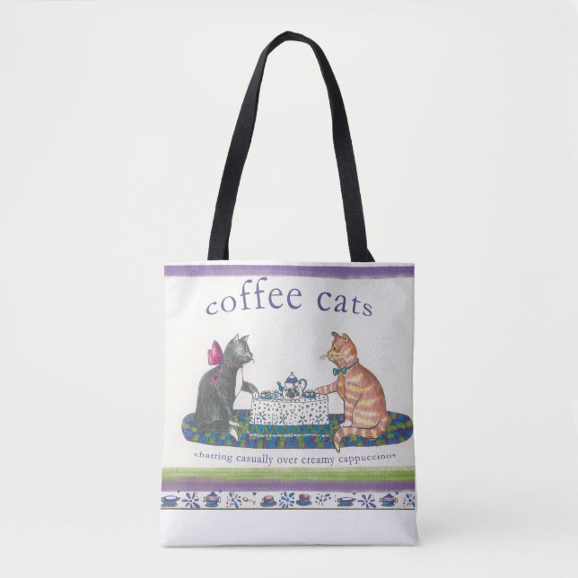 Bolsa Tote Saco de Toques de Café (Frente)