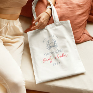 Bolsa Tote saco de toques de caranguejo de boas-vindas do nan
