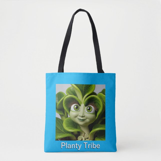 Bolsa Tote Saco de Toques de Planta (Frente)