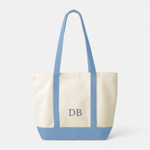 Bolsa Tote Saco de Toques Jumbo de Iniciais Personalizados