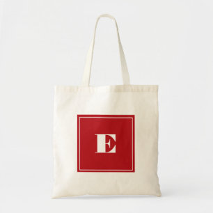 Bolsa Tote Saco de Toques Monograma Vermelho
