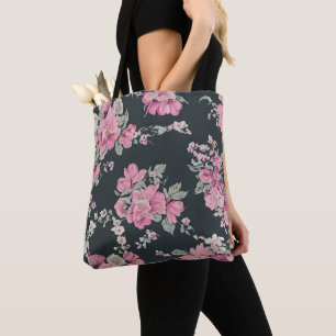 Bolsa Tote Saco de Toques Stranger Blooms