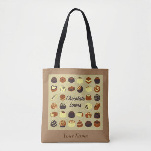 Bolsa Tote Saco de Tostas de Chocolate