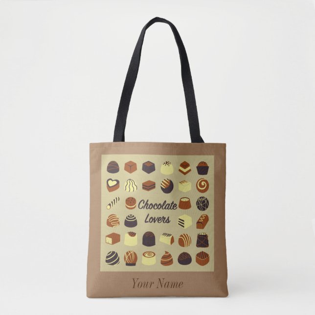 Bolsa Tote Saco de Tostas de Chocolate (Frente)