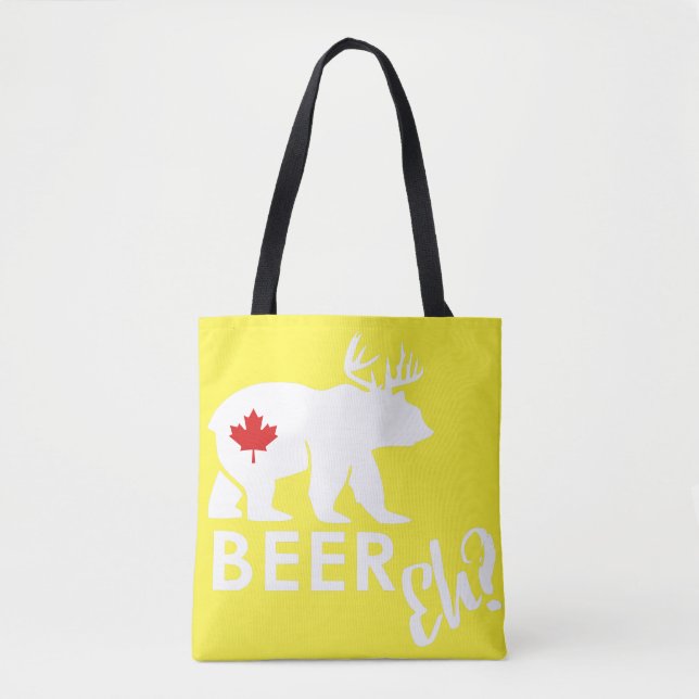 Bolsa Tote Saco de tota amarela (Frente)