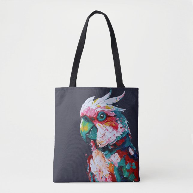Bolsa Tote Saco de Tota Colorida Feliz (Frente)