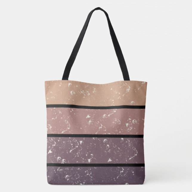 Bolsa Tote Saco de Tota com Tota Grelha Estimulada - Abstrato (Verso)