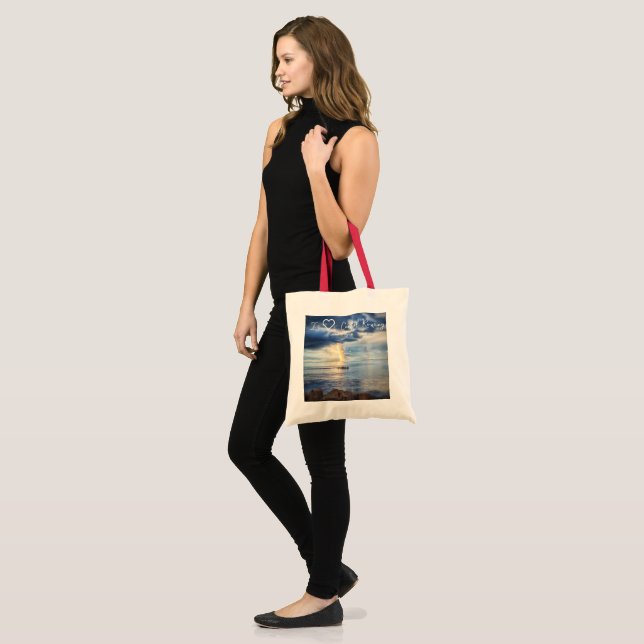 Bolsa Tote Saco de Tota Costeira Remada (Frente (modelo))